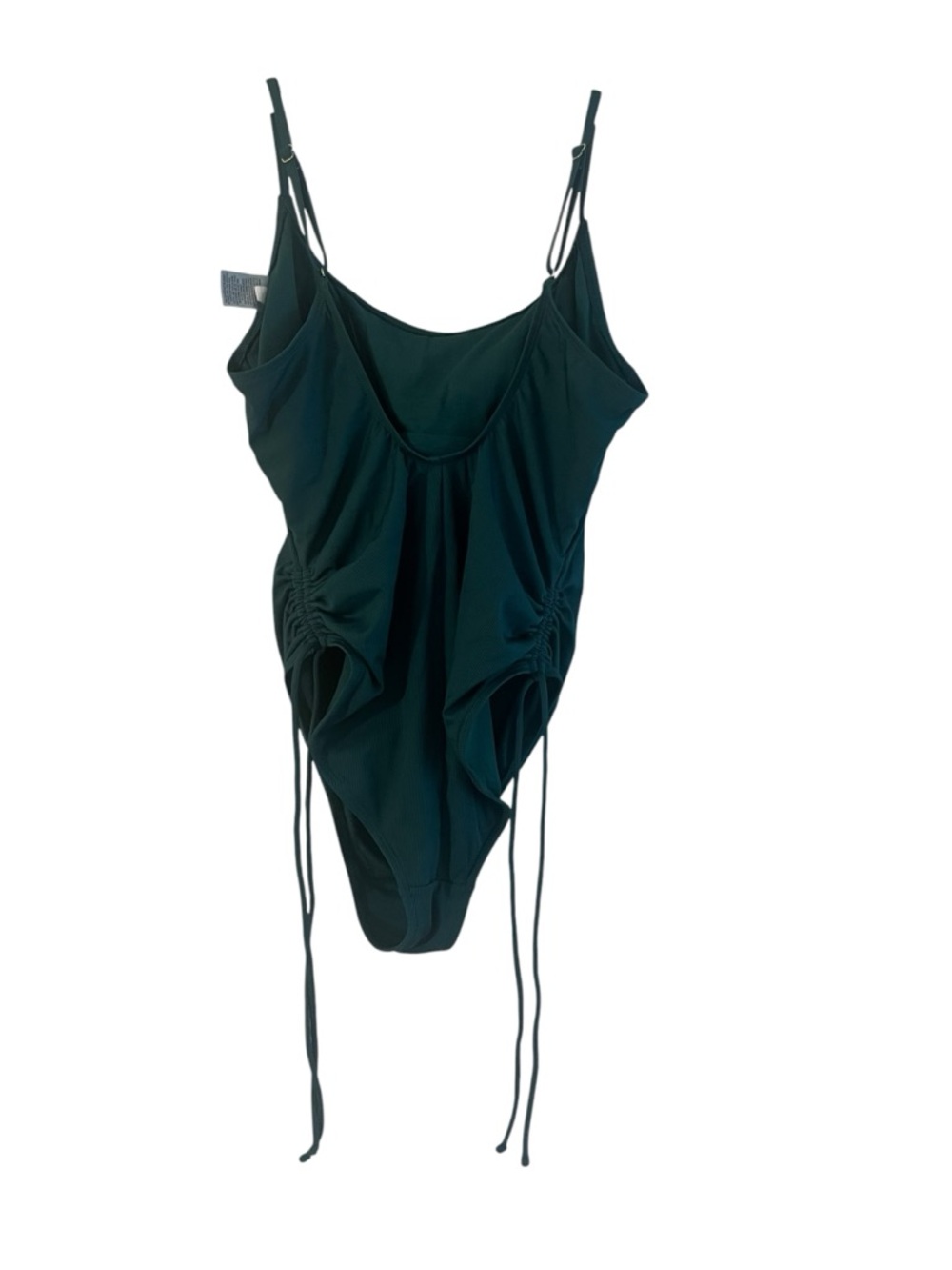 Shade & Shore Emerald Ribbed One-Piece Swimsuit - Picture 5 of 5